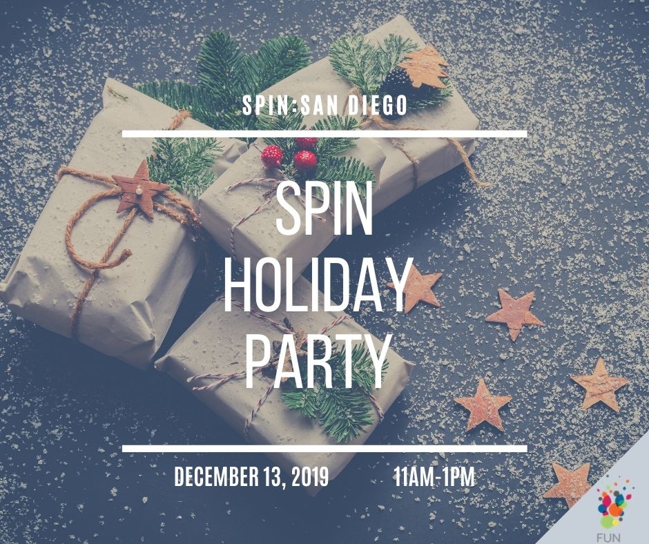 Clear your calendar because this Friday is our SPIN:San Diego #HolidayParty and you do not want to miss the fun! Join us for an afternoon packed with festive fun; including a tour of <a href="/TheGuildHotel/">The Guild Hotel</a> a white elephant gift exchange and the long anticipated ugly sweater contest.