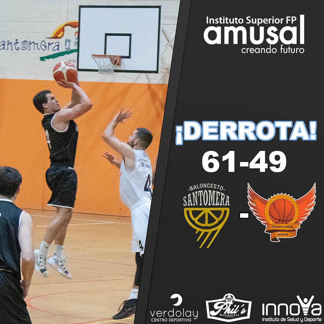 CBSantoAngel's tweet photo. No pudo ser.
❎ 61-49
🥊 VS. @cbsantomera
🔥 A pesar de las bajas fuimos capaces de luchar, aunque no fue suficiente contra un gran equipo, volveremos...
⚫️2019/20⚪️
#umpalumpas https://t.co/dJEvWBxOgt