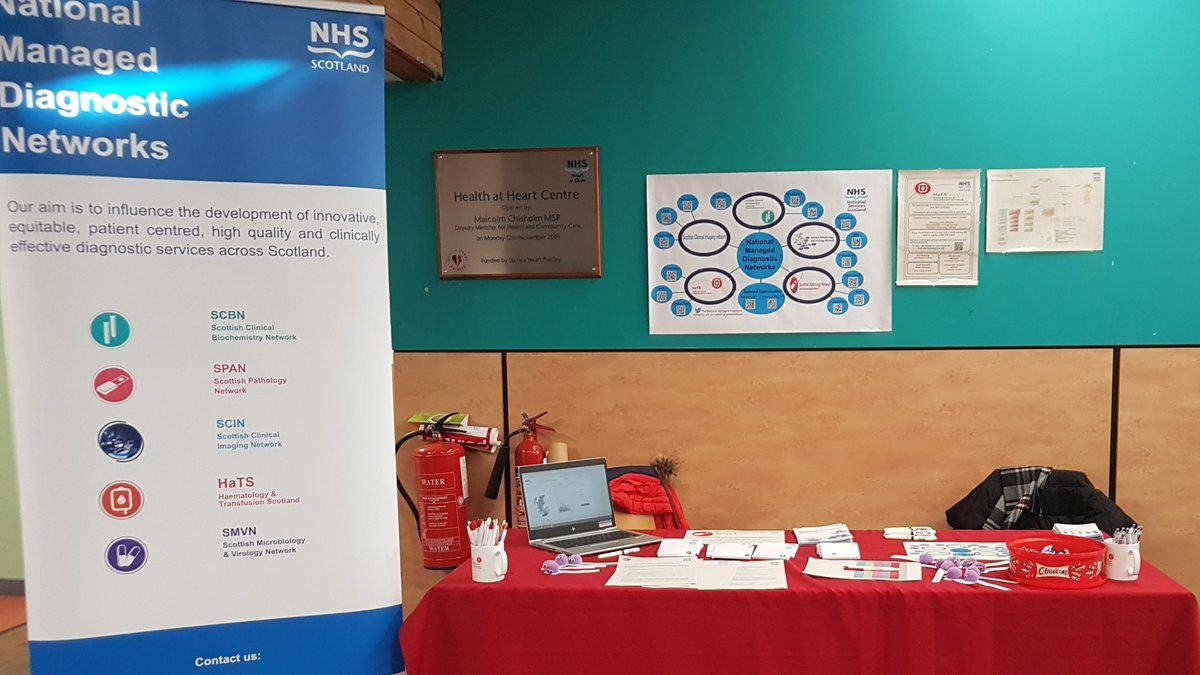 NMDNScot's tweet photo. Still one hour left to stop by our holiday roadshow at the Royal Alexandra Hospital!
Come by and meet Niove and Dawn, learn more about the networks and pick up some holiday goodies #NMDNmas #Roadshows #SCBN #SPAN #SCIN #SMVN #HaTS https://t.co/78E4glYDoh