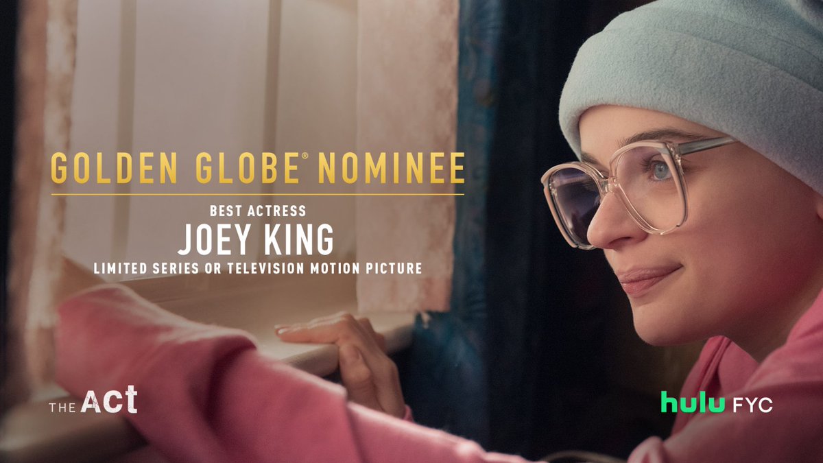 Congrats to <a href="/JoeyKing/">Joey King</a> for her #GoldenGlobes nomination for Best Actress - Limited Series or Television Motion Picture. #TheAct