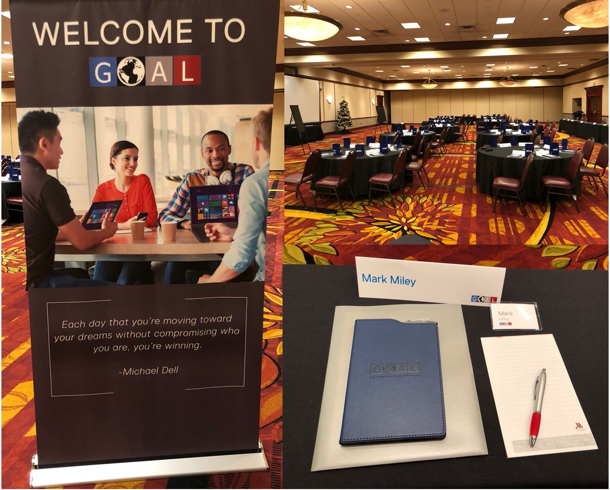 _MarkMiley's tweet photo. Looking forward to attending @DellTech's GOAL program this week in Austin. Fantastic group and speakers sharing leadership knowledge, expertise and insights on how to be successful in the future to better support our customers to navigate the #NextDataDecade https://t.co/kCmQNfiQcZ