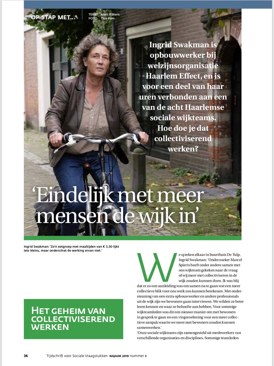 WijkteamCentrum's tweet photo. Als onderdeel van de special over nieuw sociaal werk in @socialevraagst een interview over de manier waarop wij in Haarlem met verschillende organisaties al lerend werken aan een meer collectieve aanpak.
Geïnteresseerd? Kom naar het actualiteitencollege. https://t.co/IfrfjVURH4
