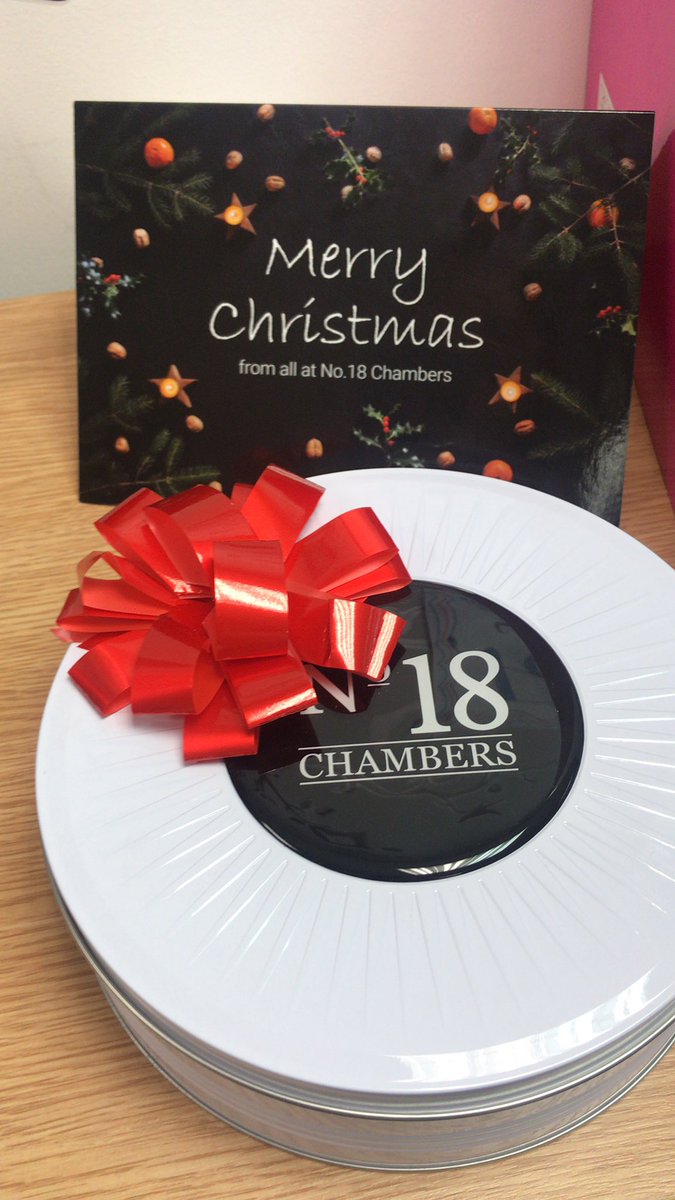 Thank you @No18chambers for the Christmas chocolates! This will keep the #Southampton #familyteam @irwinmitchell going 😊🎄