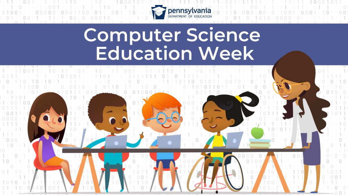 PADeptofEd's tweet image. From medicine to mechanical engineering, gaming to geology, finance to farming and beyond, computer science careers can be found everywhere.

💻 Coordinate an #HourOfCodeInPA this #CSEdWeek to celebrate computer science education + inspire our future workforce! #CSinPA
