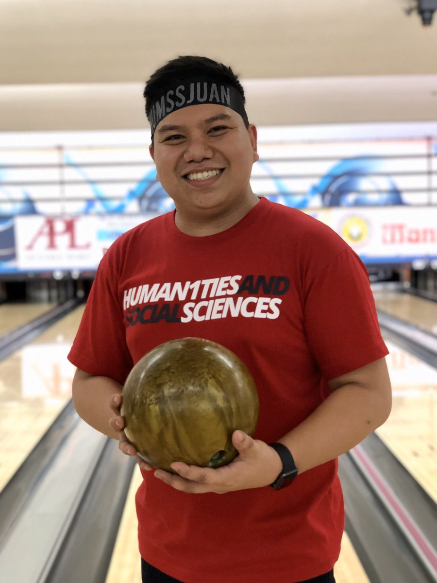 Champion in bowling event for faculty! Pra sa HUMSSjuan! 🇵🇭 #IAC2019