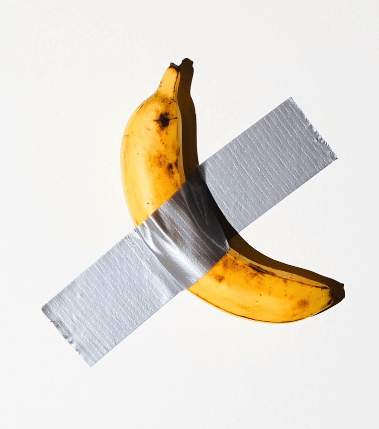 creapills's tweet photo. L’artiste Maurizio Cattelan vend une banane pour 120 000 dollars : un visiteur la mange lors d’une expo

Plus d'infos : https://t.co/LfwtvwfkLW https://t.co/POcc9JYnaf