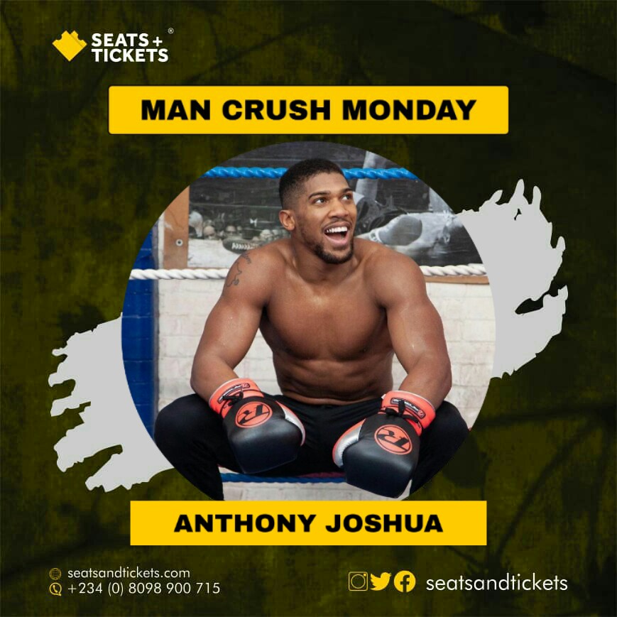 seatsandtickets's tweet photo. Our #MCM is the two-time unified heavyweight champion, Anthony Oluwafemi Joshua @anthonyfjoshua 👏🏽💪🏾

There are lots of reasons why we love Anthony Joshua but what’s worthy to note is his resilient spirit, his determination &amp; good looks🥰

We celebrate him today. #seatsandtickets https://t.co/2mASDKJVc7