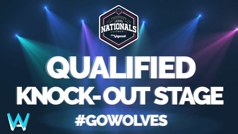 We qualified for the Knock-Out Stage of the PG Nationals Qualifier! <a href="/PGEsportsIT/">PG Esports</a> 

#GOWOLVES