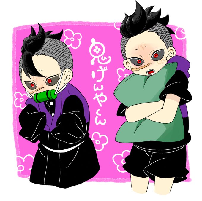 ゆかいさんがTwitterに投稿した不死川玄弥(鬼滅の刃)のイラスト。