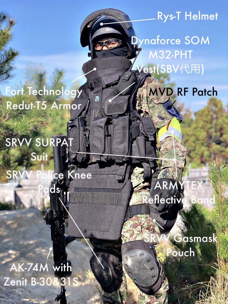 装備を晒すとサバゲーマーがフォローやrtをしてくれるらしい #ロシア