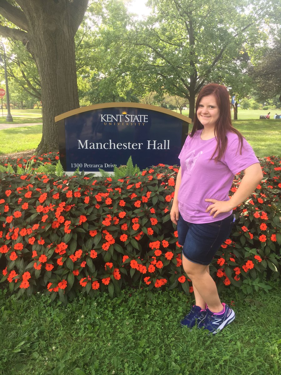 RubysRainboworg's tweet photo. 2019 #RockinRecipient Megan's ROCKIN IT at Kent State – taking classes, attending games, joining clubs, learning to play euphonium in the Kent State Music Club…getting everything she can out of the college experience!! THIS is what it's all about!! More: https://t.co/qiC2Zh2AK8 https://t.co/Pr8dfrPxvE
