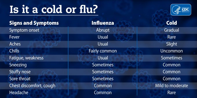 Is it a cold or a flu?