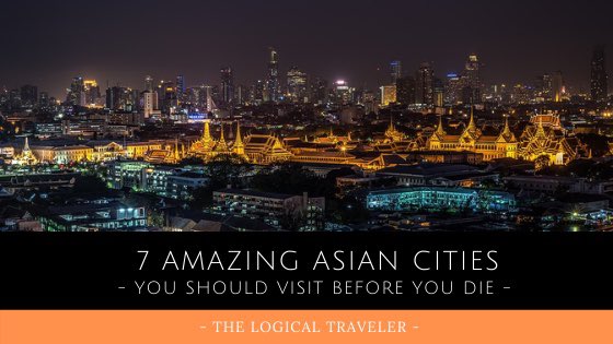 A traveler's ultimate desire is to find a destination that offers locations of a mixed multitude. If you too belong to one such category of fervent voyagers, then, zero in on Asia as your next stop. bit.ly/7AsianCities

#AsianCities #IncredibleIndia #BeforeYouDie #TrulyAsia