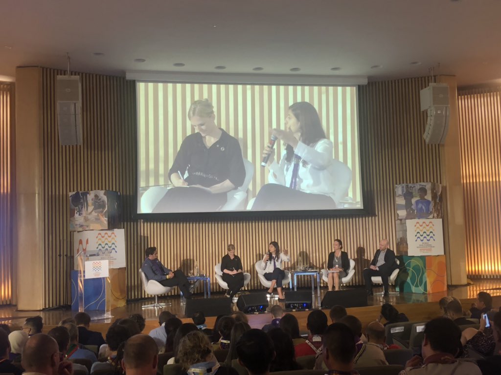 « We need to recognize the other kind of skills acquired through #NFE that are not necessarily on the formal school certificate » @Thais Scout Youth Rep at #Nfeforum