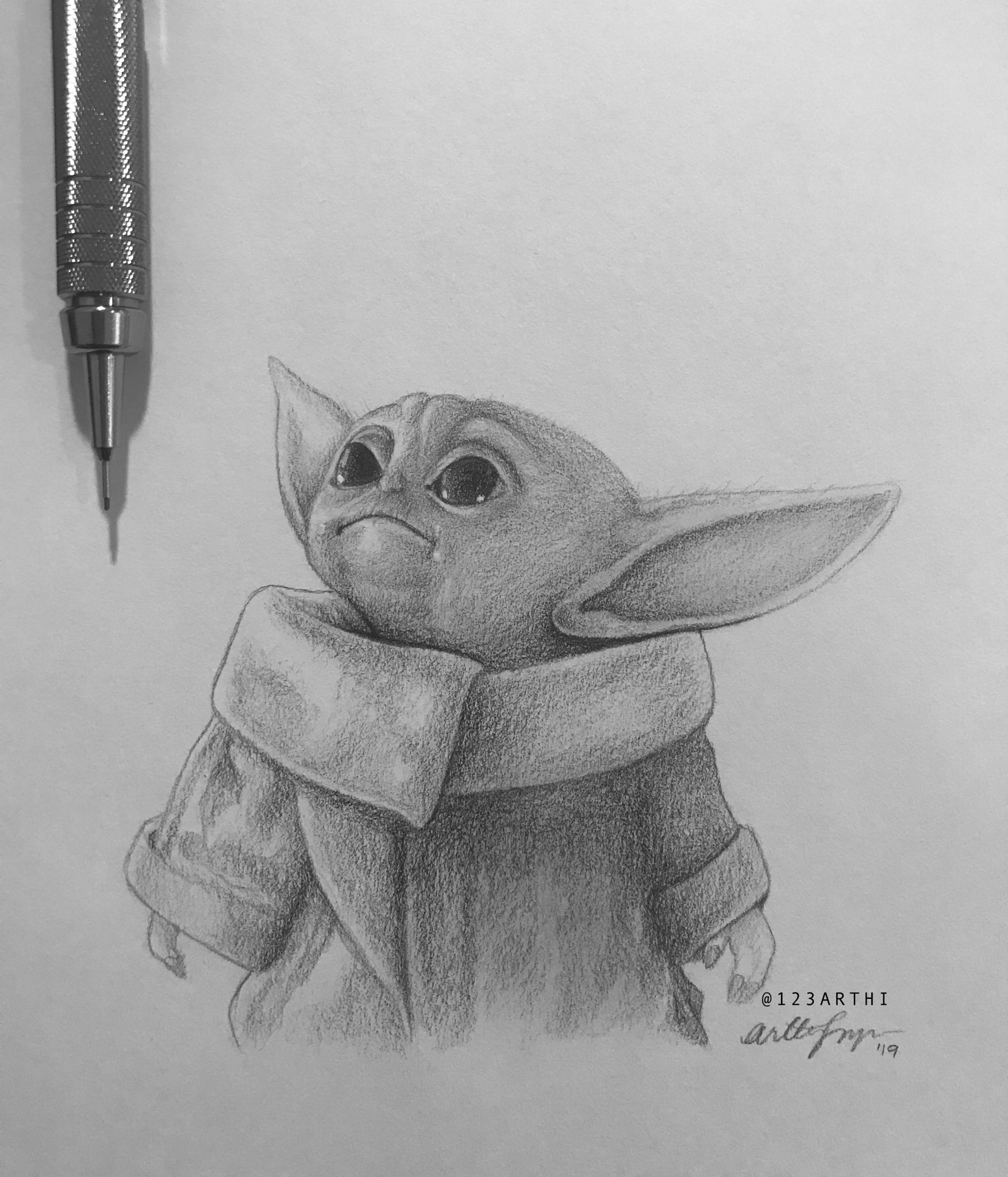 Tharany Rudrashankarapillai 123arthi Themandalorian Starwars Yoda Twitter