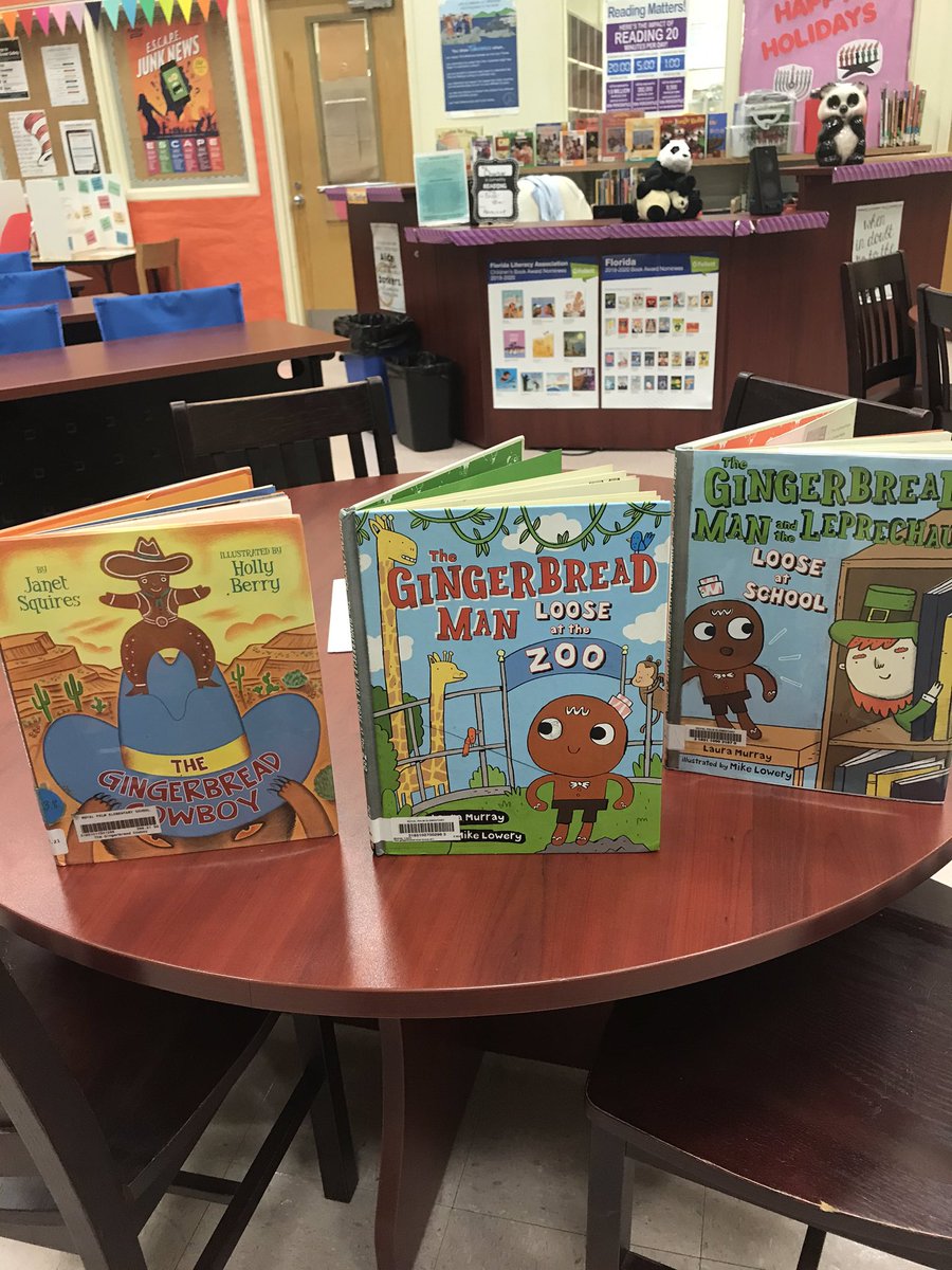 singmeabook's tweet photo. The Gingerbread Man has left us a letter in his book and wants us to make our own unique gingerbread characters! He made left a mess of crumbs, too!! #bookstagram #librariesmatter #gingerbread #storytelling @BCAMSBroward @BcpsLibrarians @LMBoza @RPEMuseummagnet https://t.co/DXxCaiXdmC