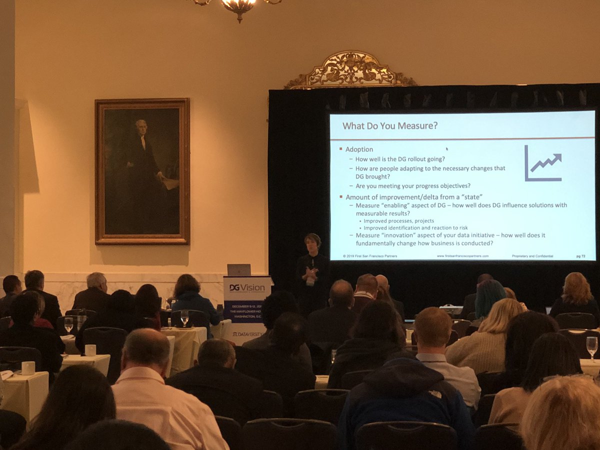 silverdata's tweet image. @kellezoneal and one of the US forefathers agree: what you measure you manage!  And another word for #DataGovernance is #DataEnablement! #dgvision