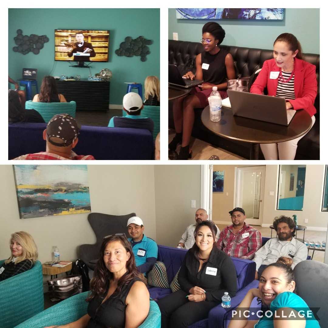 fabiolafhoffman's tweet photo. 2019 has been exciting &amp; filled with #learningforward opportunities.  Sharing #reputationmanagement tips with our Las Vegas team was a lot of fun! #reputationmanagement #teamsunrise #positivesentimentrocks #reviewsmatter #marketingtrends #digitalmarketing #training https://t.co/C6jX1phNwe