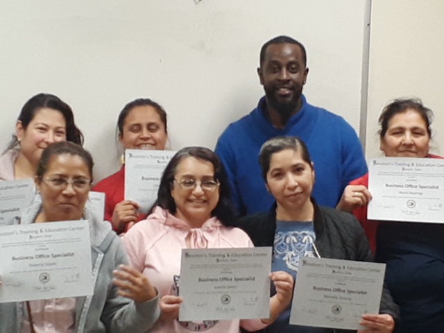 Nine students passed the Microsoft Business certification. This was the first cohort offered by HCDE. With a pass rate of 92%, the class was a success. The adult learners will work with a transition specialist to explore career options and address barriers to employment.