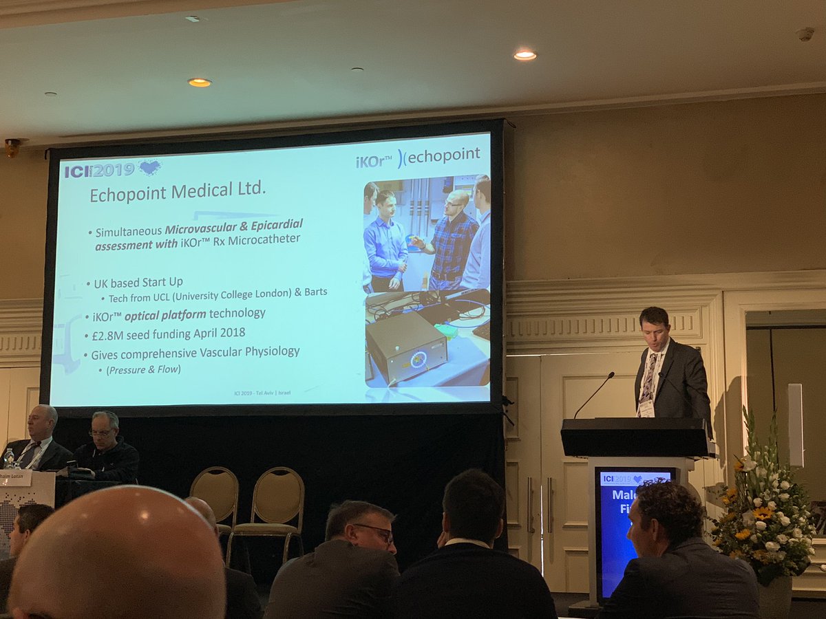 Malcolm Finlay presents EML @ICI2019 a Global Innovation Award competition finalist