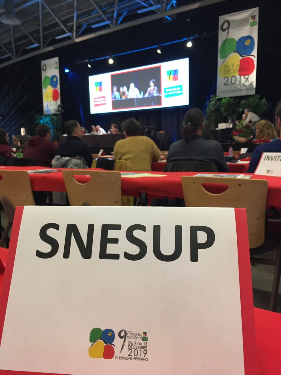 SnesupFsu's tweet photo. #congresFSU C’est parti! @SnesupFsu est bien présent! @PresseFSU https://t.co/7V2QskttXr