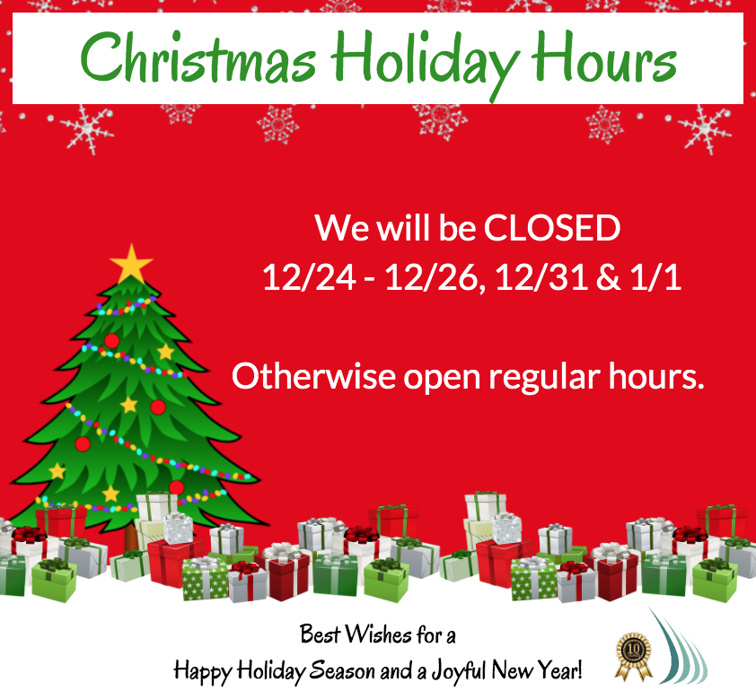 LeewardFDN's tweet photo. Christmas Holiday Hours Update:
We will be CLOSED Tuesday, December 24th through Thursday, December 26th. We will also be closed on December 31st and January 1st. Otherwise open regular hours. Thanks and Happy Holidays! 🎅🤶🦌⛄🎄🎁 https://t.co/VIWreJKN5v