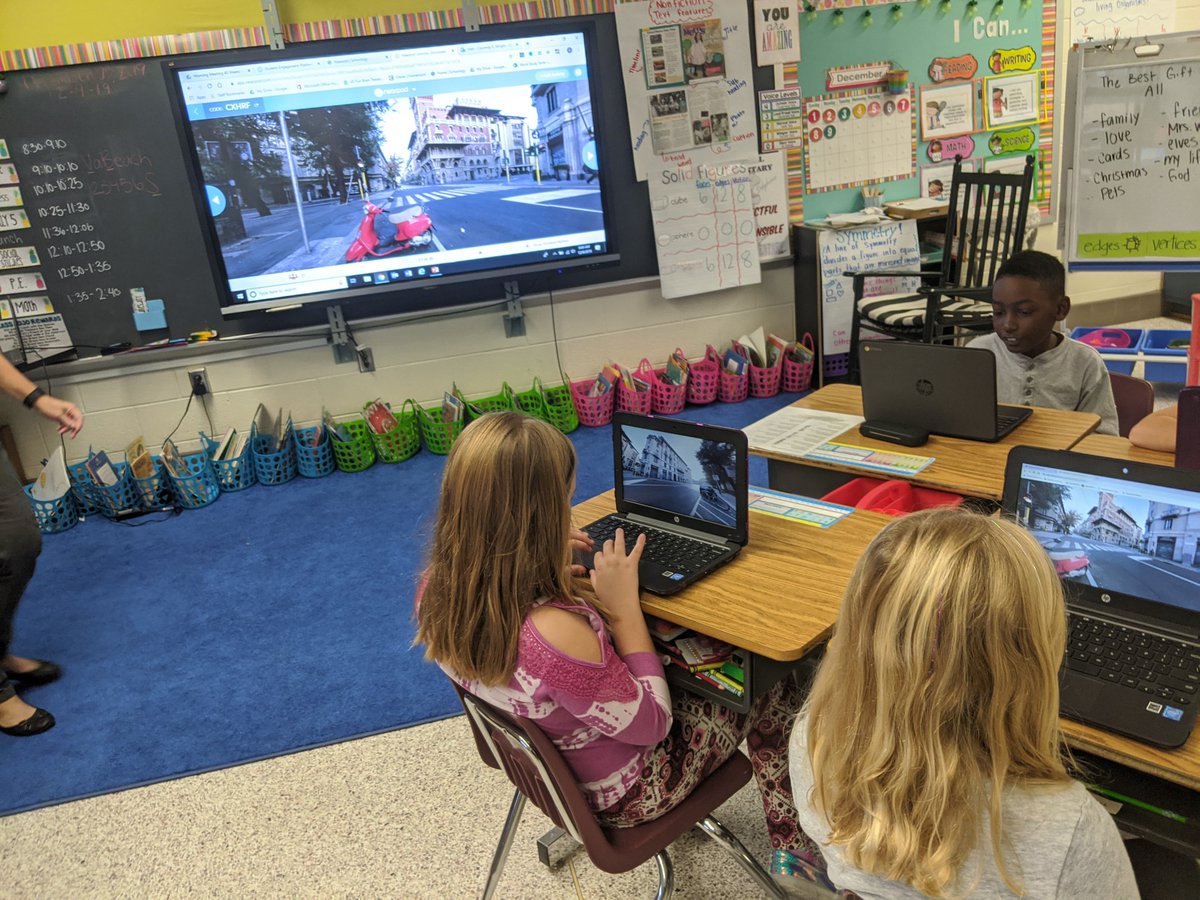 targetandteach's tweet photo. We traveled to Italy and Egypt this morning to look for shapes in the real world thanks to @nearpod! 
@tammynatividad @RedMillES #redmillrocks #geometry https://t.co/X3NIOO2m3h