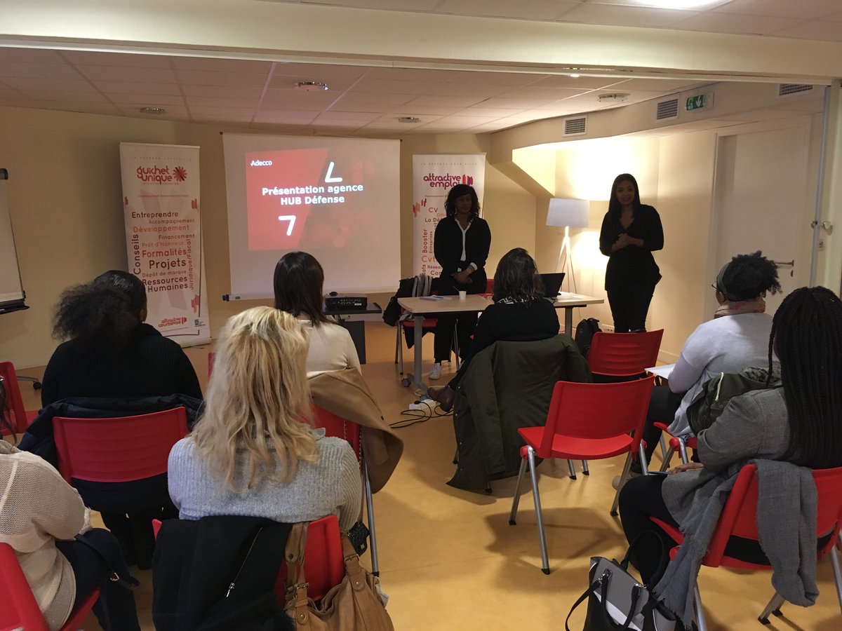 EcoCourbevoie's tweet photo. Au programme cet après-midi : #Jobdating dans nos locaux à #Courbevoie en compagnie d'Adecco de La Défense spécialisé dans le secteur du #Tertiaire !📆

Nos candidats présélectionnés sont motivés et déterminés !

Objectif : décrocher un #Emploi ! 🚀 https://t.co/uTLSXxsmbb