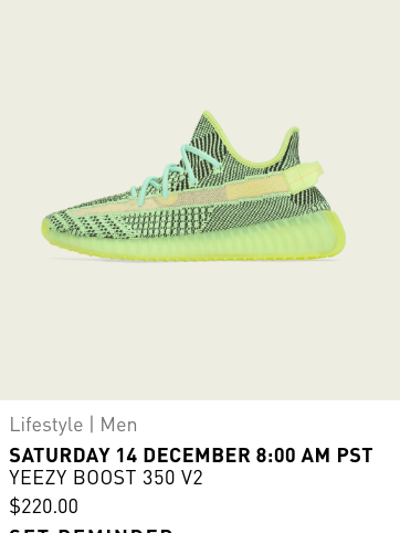 yeezy dec 14