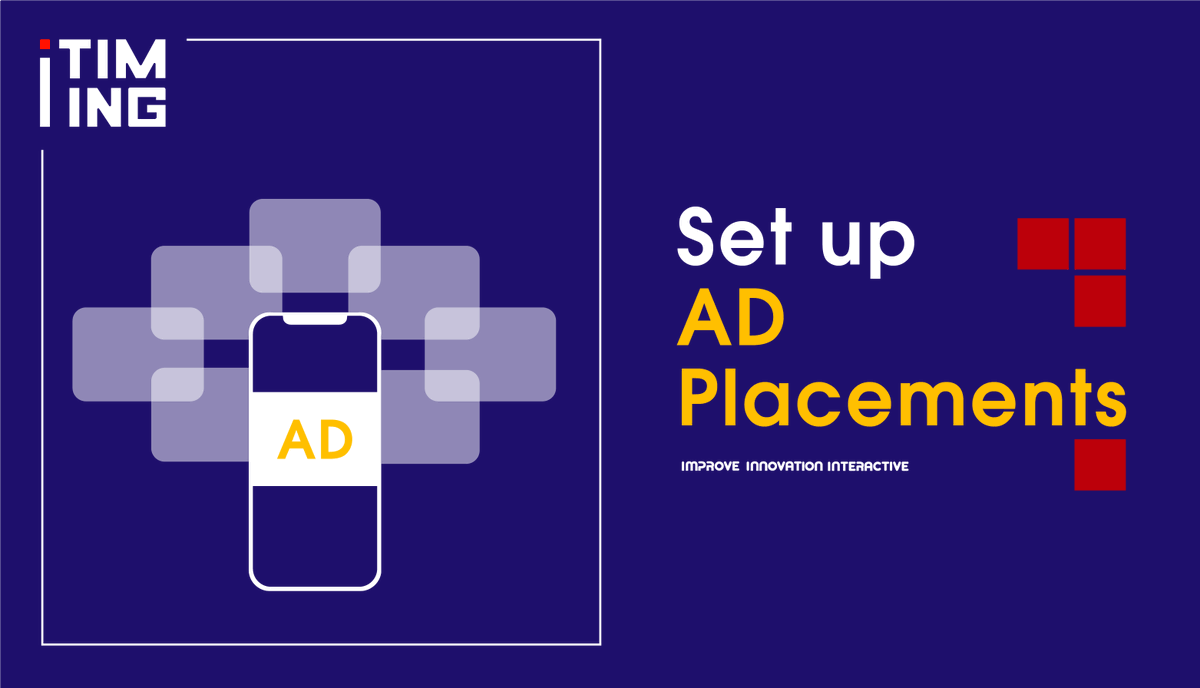 AdTimingTech's tweet photo. Ready to show ads in your app and turn traffic into revenue? Check out here the first steps to get started #adplacement #iTiming https://t.co/qghTq3agME https://t.co/6MLgf4ZwYr