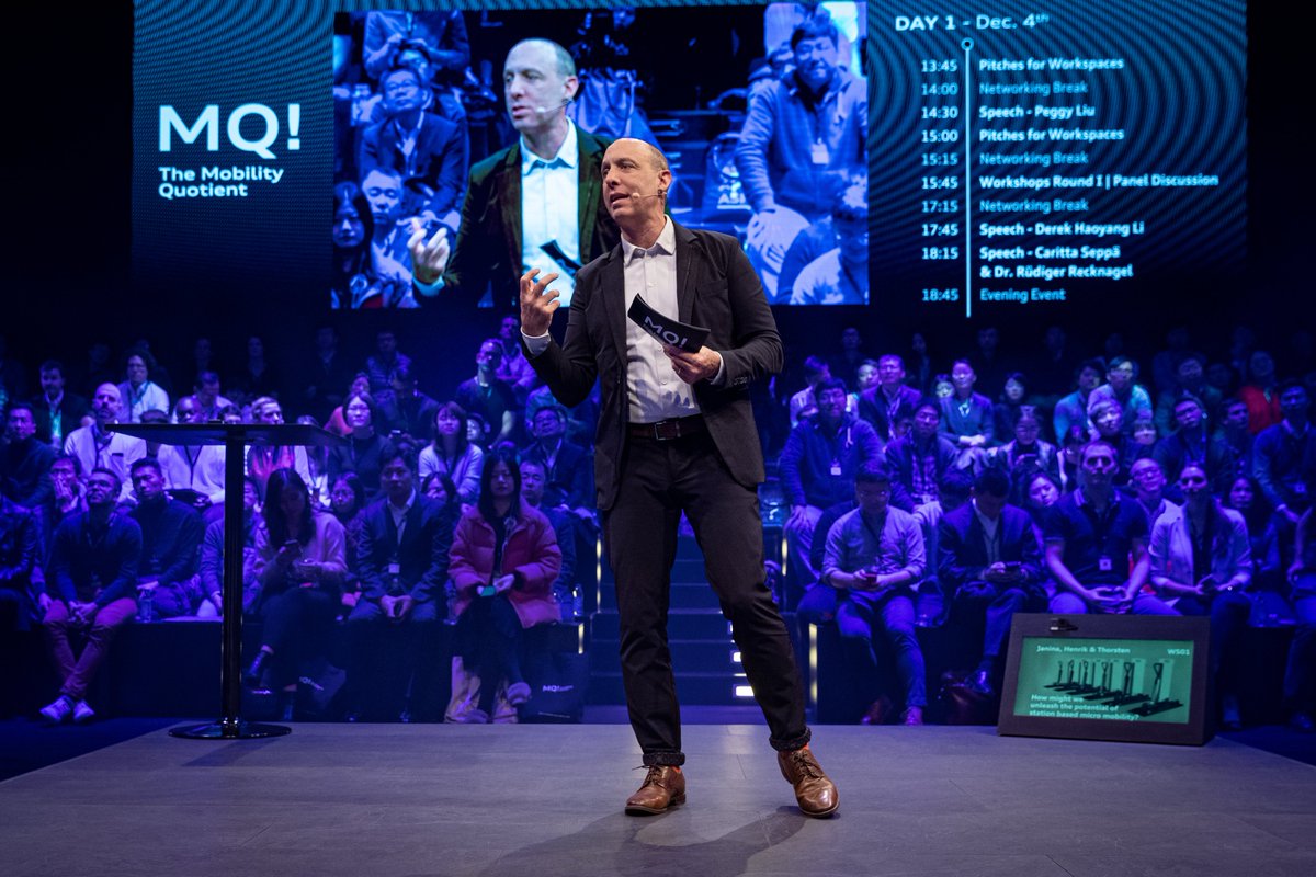 AudiMQ's tweet photo. It was time: The #AudiMQ started with a moderation by @RichardRobinson. 
More about him: https://t.co/zhY41h4OtP https://t.co/P41YpHlH7S