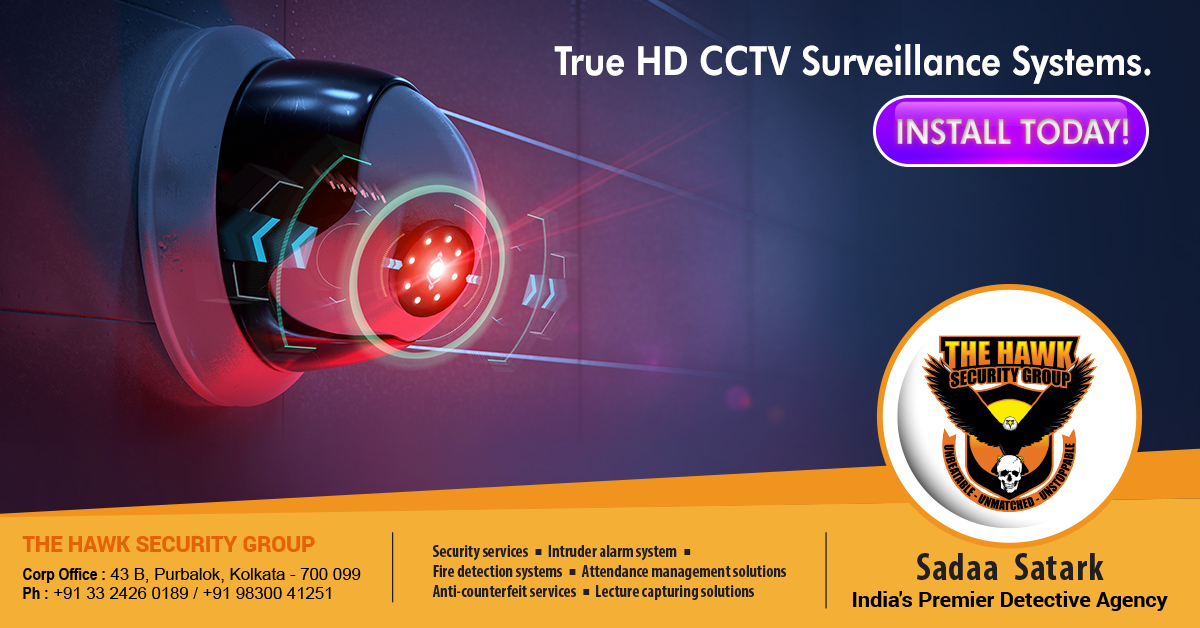 True HD CCTV Surveillance Systems powered through IP Camera Technology are our best selling solutions. For details Call: +91 9830041251 / +91 9748403828

#HawkIndia #HDCCTV #AntiTheftDevices #HomeProtection #OfficeProtection #FacialRecognition #SurveillanceSystem #LectureCapture