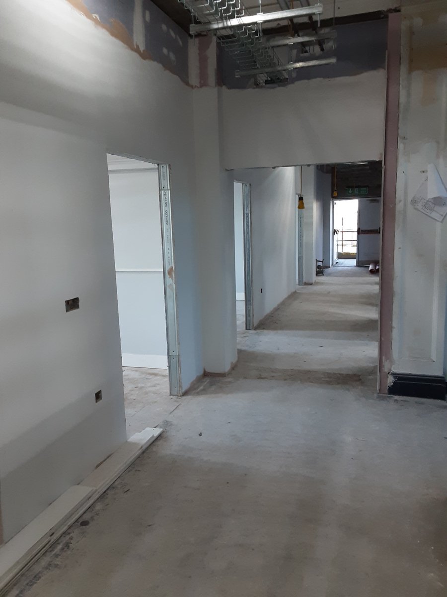 Continuing with Liverpool John Moores University work here is the second side boarding complete to Tithebarn Street refurbishment.