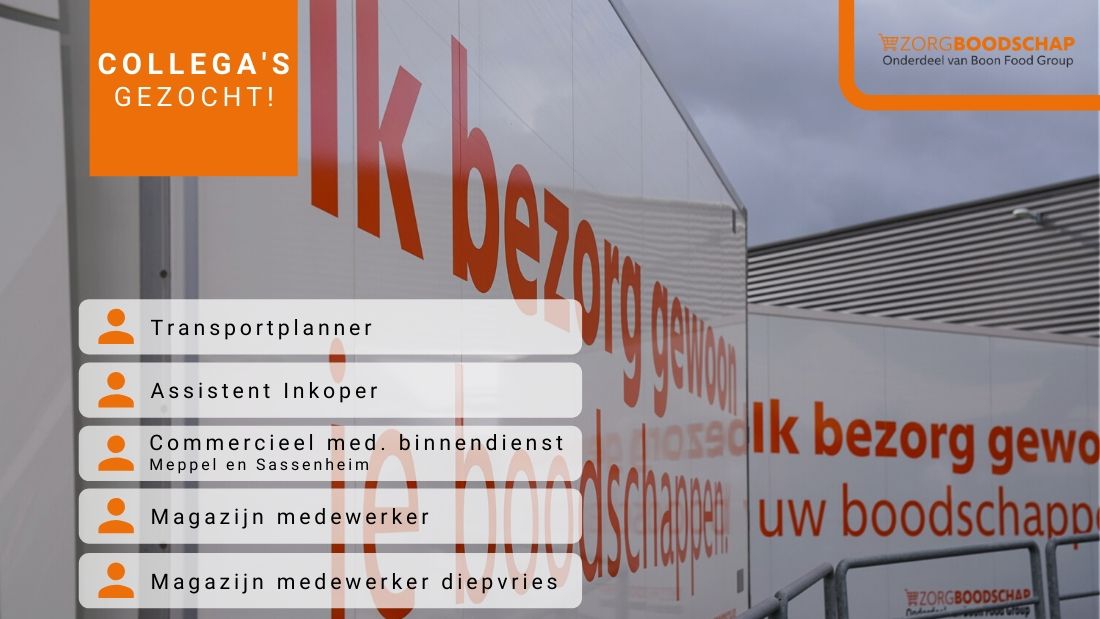 Wij zoeken jou! Lees snel onze vacatures voor meer informatie over:
📍Transportplanner
📍1e lijn binnendienst med.  Sassenheim.
📍Commercieel Binnendienst med. Sassenheim en Meppel
📍Magazijn medewerkers
zorgboodschap.nl/vacatures/
#dtv #vacature #meppel #sassenheim