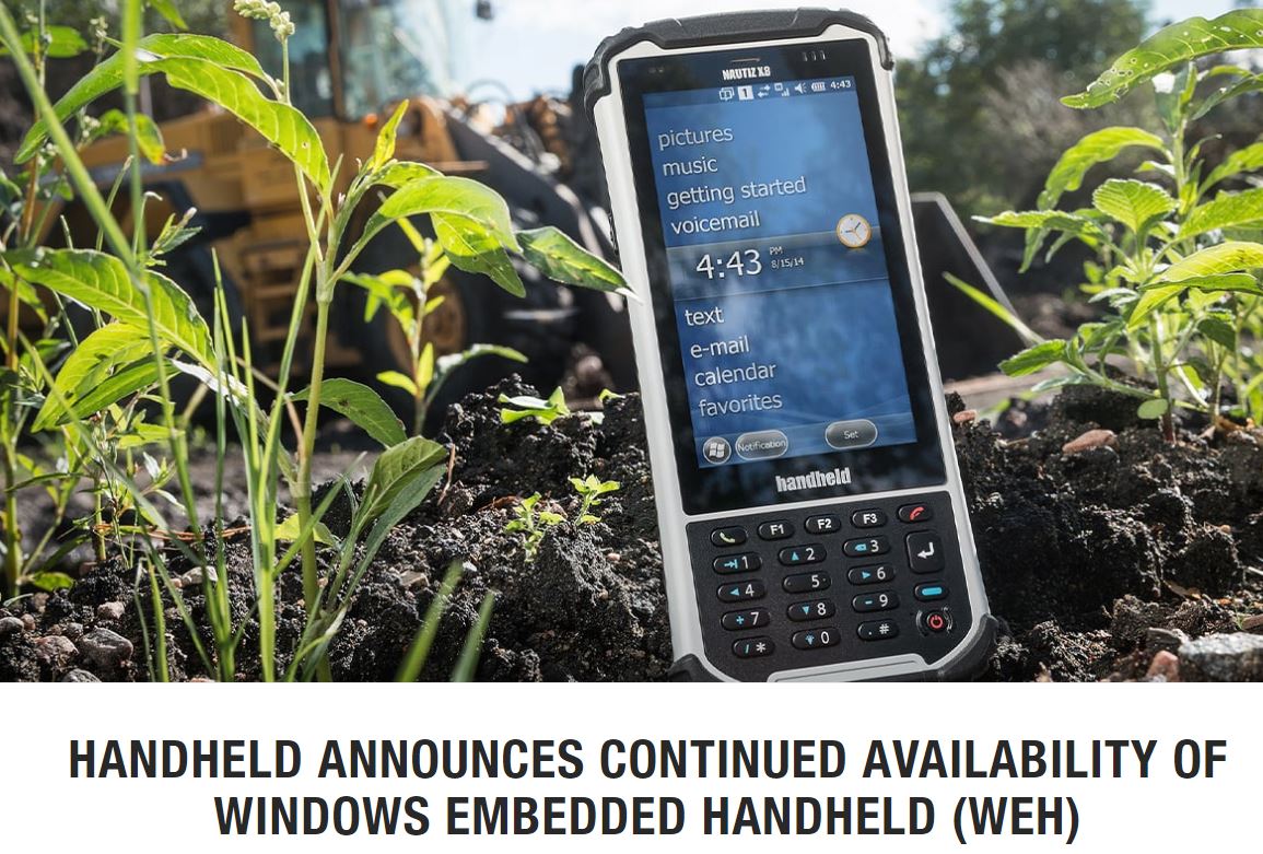 Global_Barcode's tweet image. Handheld has committed availability of the Windows Embedded Handheld 6.5 OS on the Nautiz X8 until at least the end of 2021 #WEH #windowsembeddedhandheld #windowssupport 
bit.ly/2qzULyl