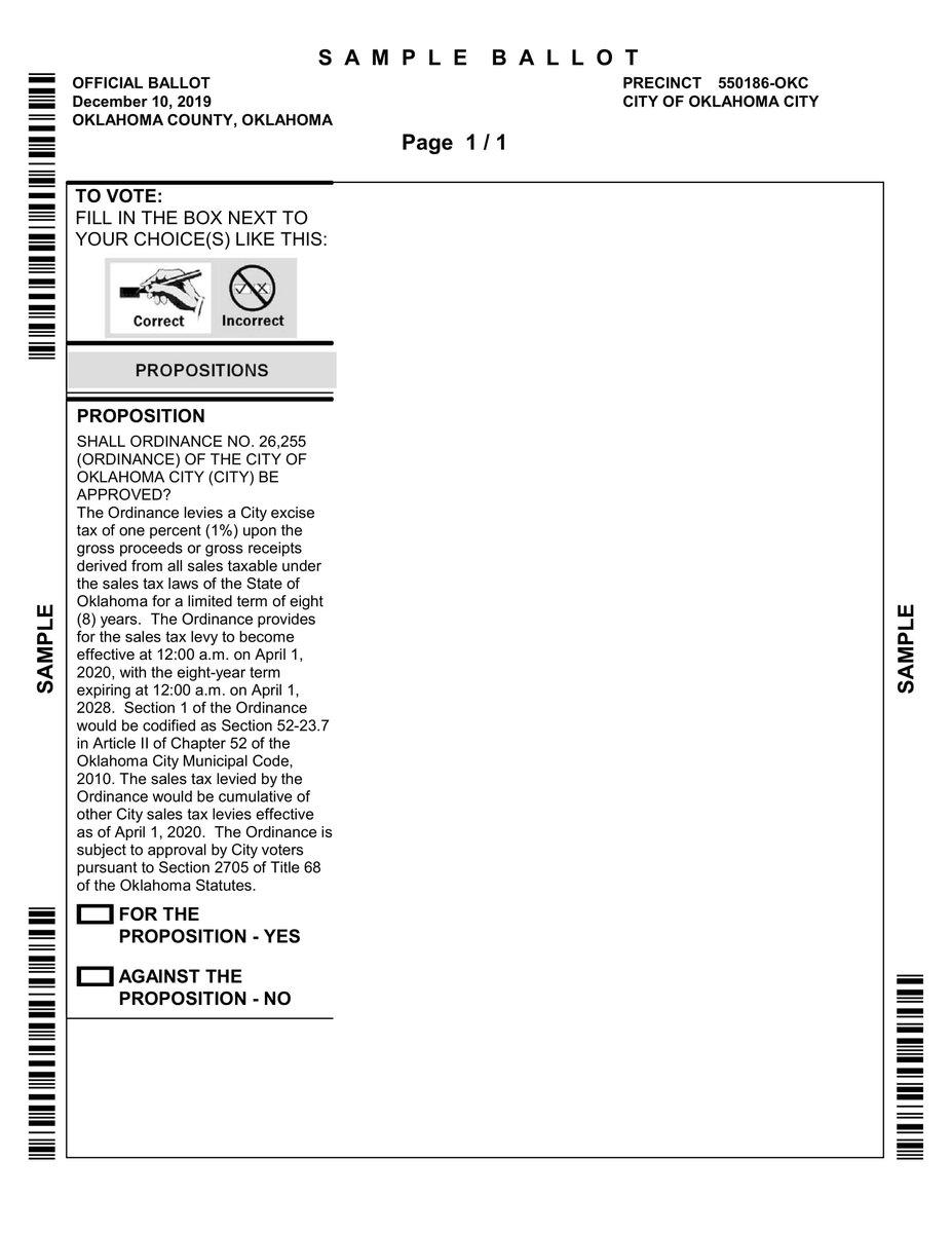 cityofokc's tweet image. Polls are open 7 a.m. to 7 p.m. Tuesday in #OKC’s #MAPS4 special election. Details on MAPS 4, sample ballot and more: okc.gov/Home/Component…