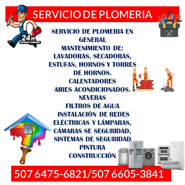 PlomerosP's tweet photo. Servicio de Plomería en Panamá, Panamá Oeste, Playas
Atención de Emergencias 24 horas
#plomerospanama #plomerosenarraijan #plomerosenlachorrera #plomerosidoneosenpanamá #plomerosadomicilio https://t.co/AFKnJ4fbsO