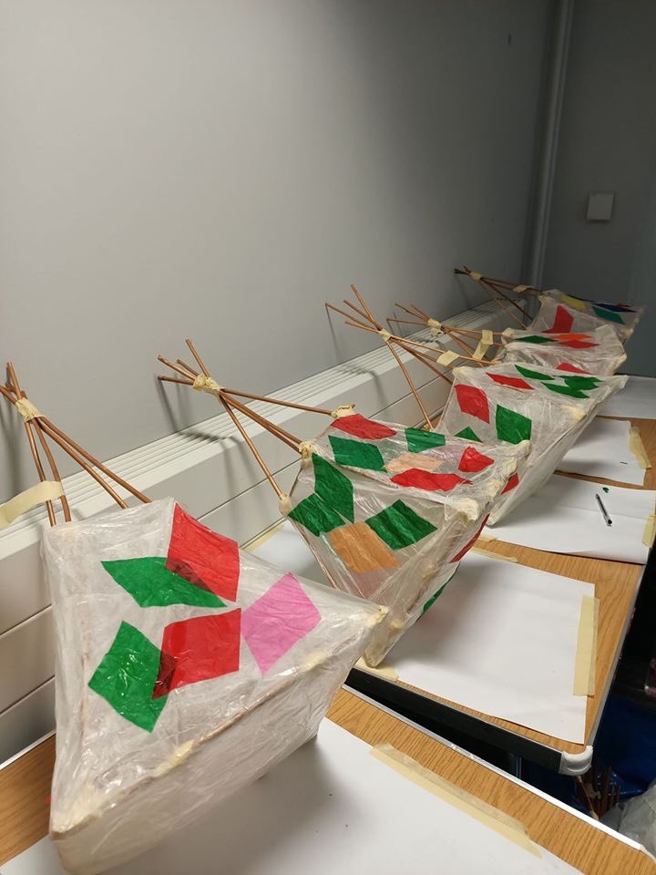 NEST_NUSU's tweet photo. Many thanks to @circusni. Your lantern making kit donation meant we were able to run a whole weekend of lantern workshops with our young people! 🏮💗 https://t.co/WNnIbmF2Tn