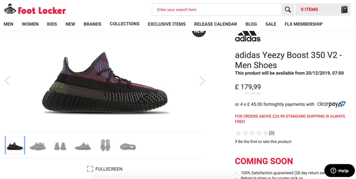 foot locker yeezy yecheil