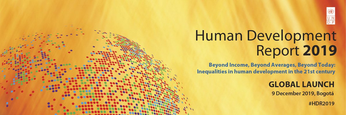 #UNDP #CaboVerde will reach the media at 5 pm at Praia time 2 present #UNDP #HumanDevelopment Report 2019 focused on inequalities: “Beyond income, averages and today inequalities. #HDR2019, #HumanDevelopmentReport, #inequality, #BeyondIncome
<a href="/ahunnaeziakonwa/">Ahunna Eziakonwa</a> <a href="/ASteiner/">Achim Steiner</a> @DHRUNDP .