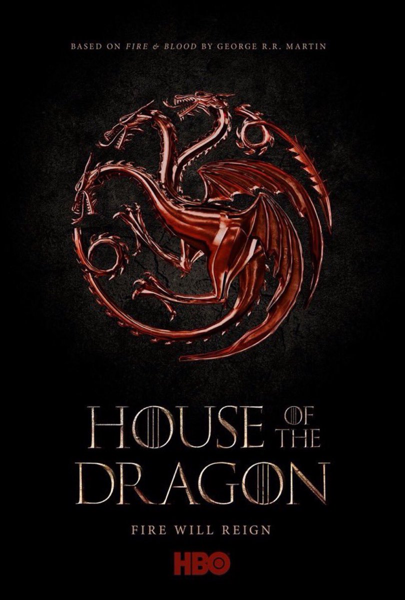 ES_HBO_ES's tweet photo. #HouseOfTheDragon

Se confirma la precuela de #GameofThrones basada en la disnastia Targaryen. Su primera temporada contará con 10 episodio más.
Esta nueva serie de #HBO estará creada por George R R Martin y Ryan Condal. https://t.co/in4hQQpFg7