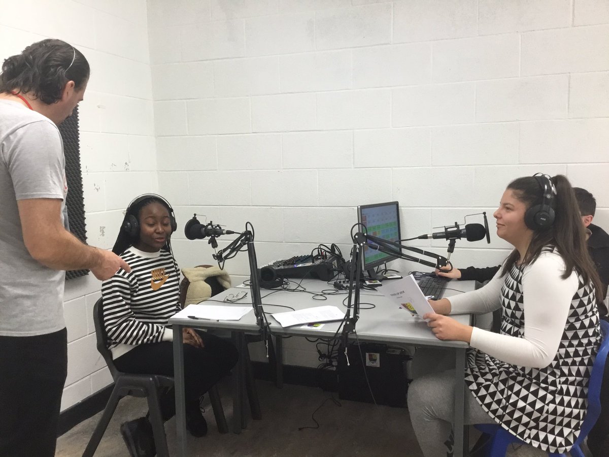 MusicBremore's tweet photo. TY students are taking part in training for our school radio station. Radio presenters of the future for sure! @BremoreEducate https://t.co/6meCSJAjtW