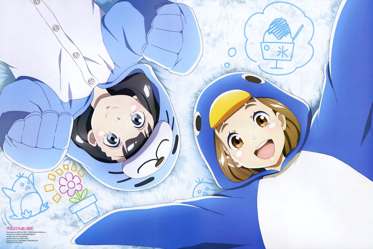 6R1kka2's tweet photo. 12/10は結月ちゃんの誕生日！
おめでとう(*^ω^*)🐧

#12月10日は白石結月の誕生日
#白石結月生誕祭
#白石結月生誕祭2019
#宇宙よりも遠い場所
#よりもい
#早見沙織
#RTした人全員フォローする https://t.co/iRbMVJbvEv