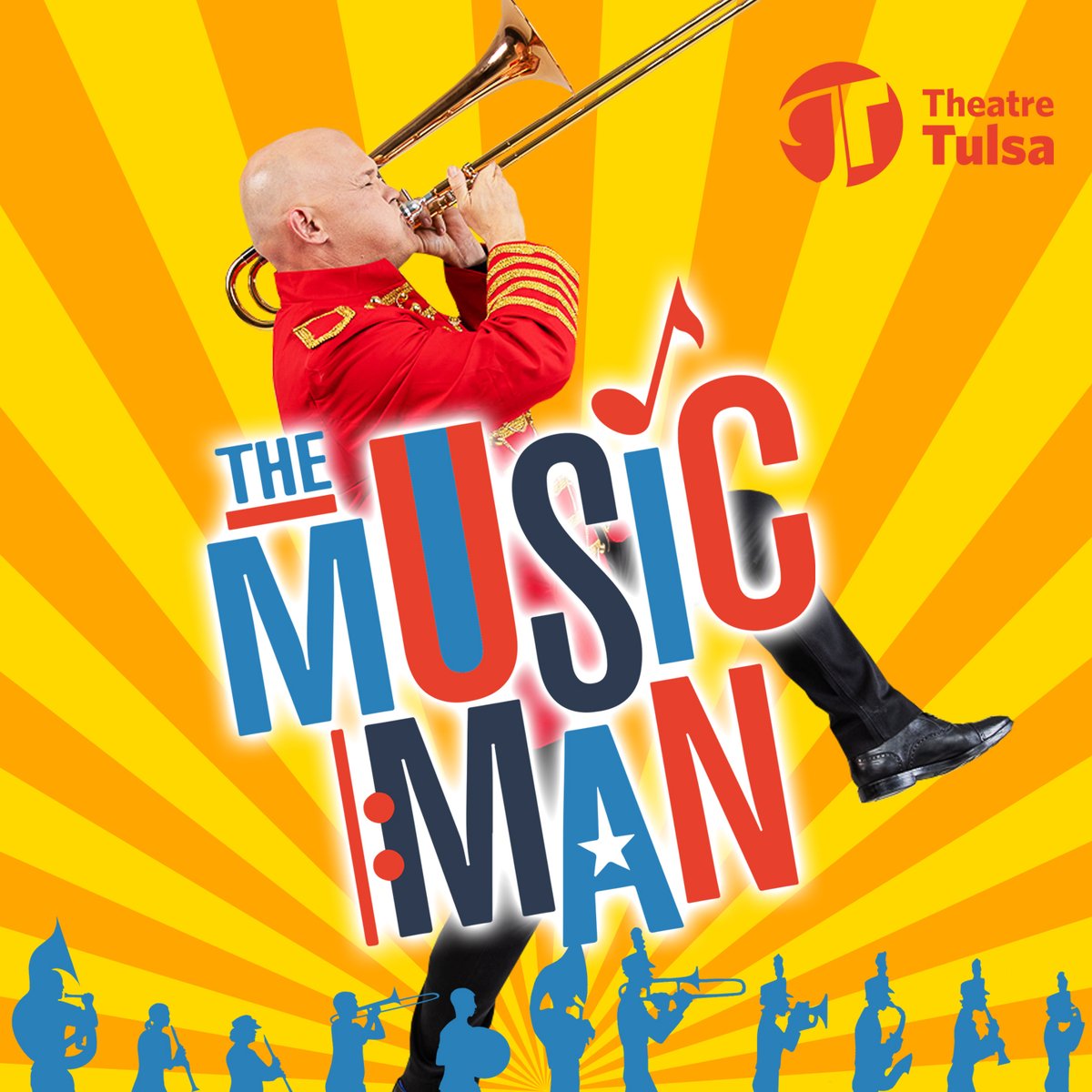 TulsaPAC's tweet photo. 76 trombones! Get ready for Theatre Tulsa's presentation of "The Music Man," coming Jan. 10-26! Tix https://t.co/mhgurRvOJE #TulsaPAC https://t.co/83cTN8g7lk