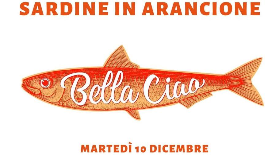 StampaTorino's tweet photo. Le madamine sì Tav saranno in arancione tra le sardine a Torino https://t.co/oOaChcxRNR @LaStampa https://t.co/naoWLwHjs0