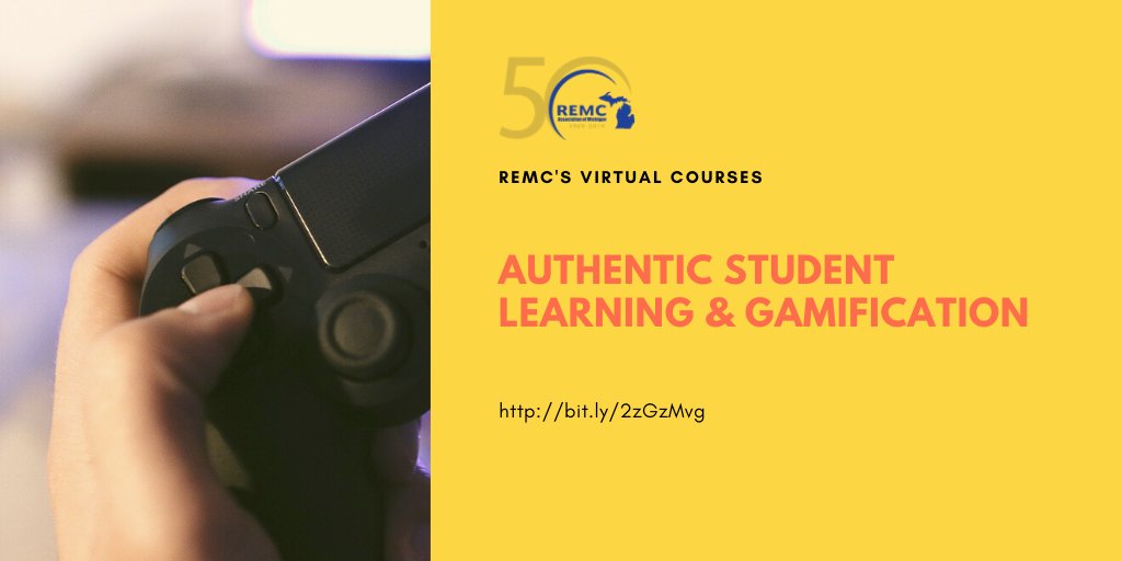 beckjSRESD's tweet photo. Very popular Virtual Course: Authentic Learning &amp; Gamification. Explore game mechanics that can be used for rich, unique student learning experiences. FREE registration &amp; 10 SCECHs. https://t.co/KFSS2Adbxu https://t.co/RhydxFxp9v