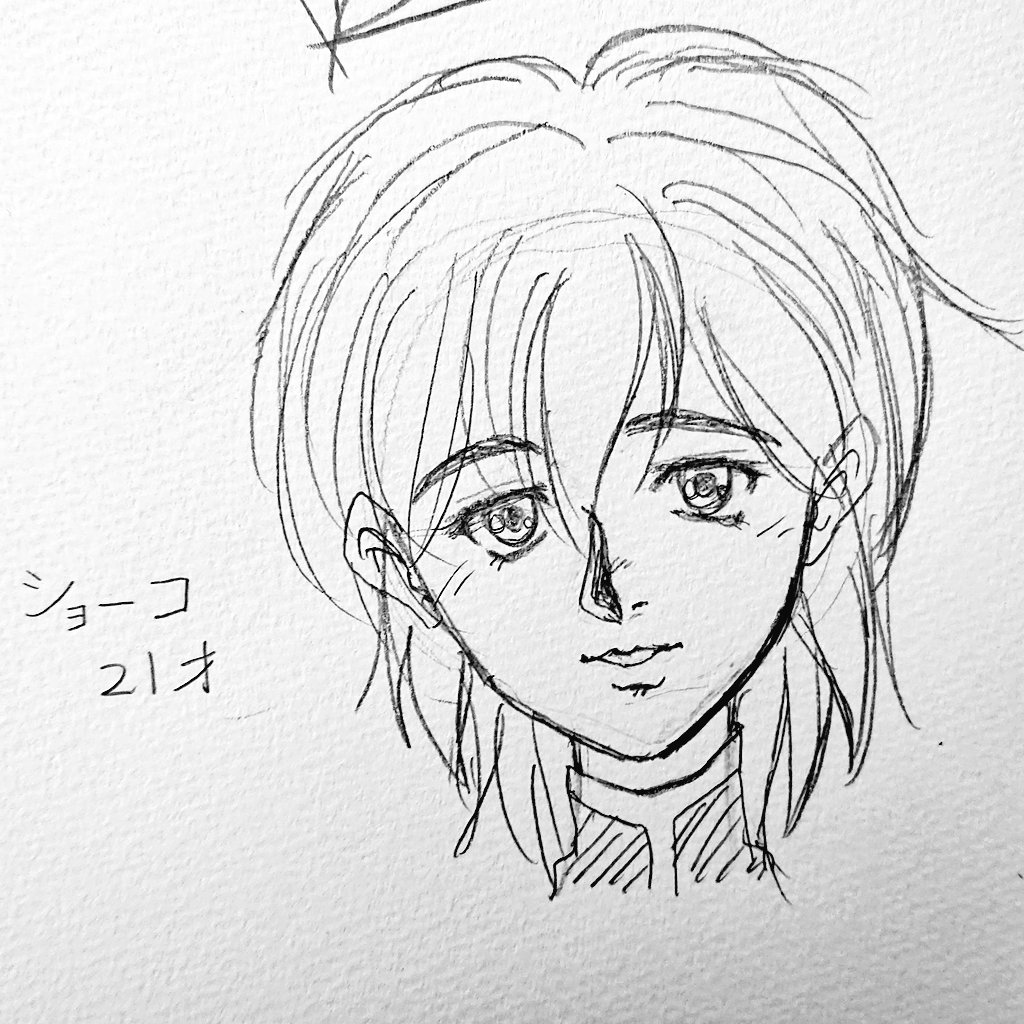 今日の夜のお絵描き 