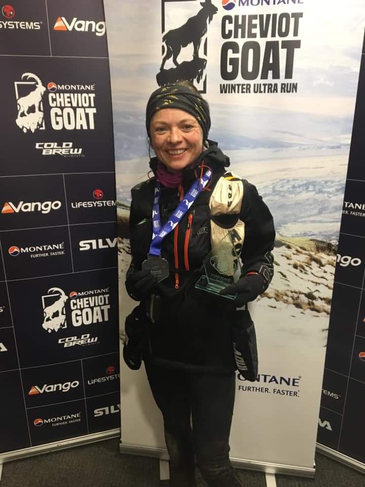 3rd lady at the #montanecheviotgoatultra Fab event. Thxs to all involved. See you in2020. Thxs to coach <a href="/ianrunr/">ian warrington</a> #newlimitsruncoaching and Janson Heath #innutrition for plans &amp; support xx. Shoes #irock3 = perfect @MONTANEuk <a href="/vjsportshoes/">VJ</a> <a href="/UKRunChat/">UKRunChat</a> #ultrarunning #trailrunning