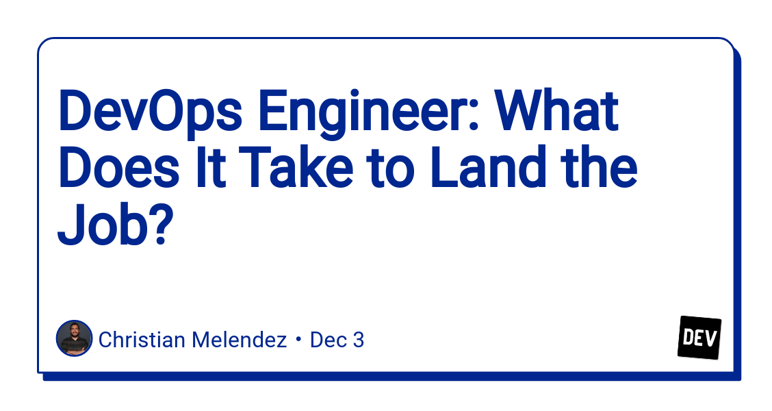 nextlinklabs's tweet image. Looking to land a DevOps position? Here is a great roadmap on how to get a leg up on the competition! #DevOps #DigitalTransformation #DevOpsPrinciples
buff.ly/33OmEQI