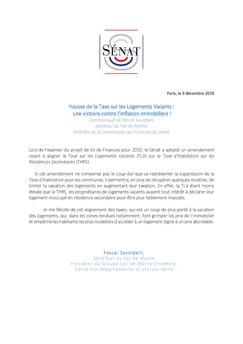 Pascal Savoldelli On Twitter Le Senat Vient D 39 Adopter Un